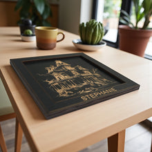 Load image into Gallery viewer, Framed Art - PERSONALIZED - CUSTOM - Haunted Mansion - Halloween