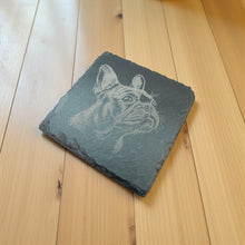Load image into Gallery viewer, Coaster - Slate - French Bulldog - SET OF 2 - Dog