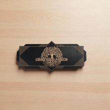 Load image into Gallery viewer, Art Deco Céad Míle Fáilte - A Hundred Thousand Welcomes - CUSTOM - BLACK Sign