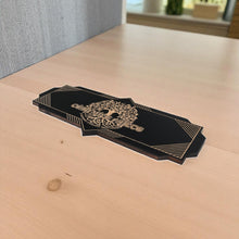 Load image into Gallery viewer, Art Deco Céad Míle Fáilte - A Hundred Thousand Welcomes - CUSTOM - BLACK Sign