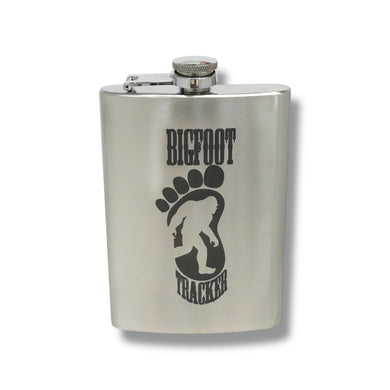 8oz Bigfoot Tracker Stainless Steel Flask