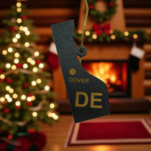 Load image into Gallery viewer, Ornament - CUSTOM - Delaware State with Cities