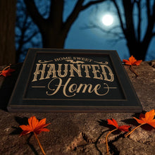 Load image into Gallery viewer, Framed Art - CUSTOM - Home Sweet Haunted Home - Halloween