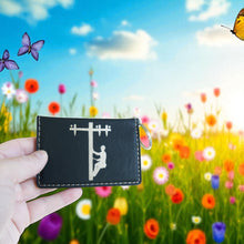 Load image into Gallery viewer, Keychain ID Holder Wallet - Lineman - Leather