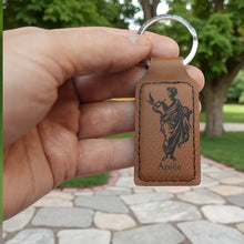 Load image into Gallery viewer, Keychain - Rectangle - Apollo - Leather