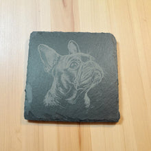 Load image into Gallery viewer, Coaster - Slate - French Bulldog - SET OF 2 - Dog