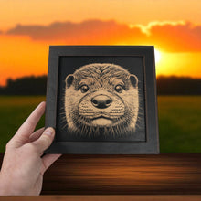 Load image into Gallery viewer, Framed Art - CUSTOM - Otter