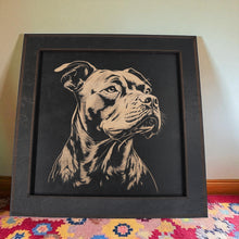 Load image into Gallery viewer, Framed Art - CUSTOM - Pit Bull SET of 3 Pictures