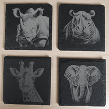 Load image into Gallery viewer, Coaster - Slate - Safari - SET of 4