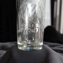 Load image into Gallery viewer, 16oz Beer Mug - Worlds best Dad with Horse