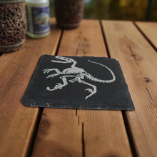 Load image into Gallery viewer, Coaster - Slate - Dinosaur Fossil - SET OF 2