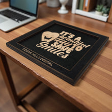 Load image into Gallery viewer, Framed Art - PERSONALIZED - CUSTOM - Its a Beautiful day to save Smile - Dentist