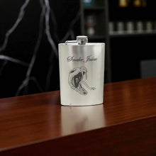 Load image into Gallery viewer, 8oz Snake Juice Stainless Steel Flask