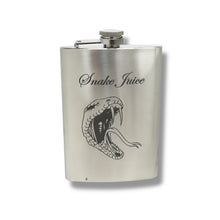 Load image into Gallery viewer, 8oz Snake Juice Stainless Steel Flask
