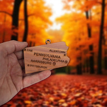 Load image into Gallery viewer, Ornament - CUSTOM - Pennsylvania State with Cities