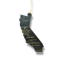 Load image into Gallery viewer, Ornament - CUSTOM - California State with Cities