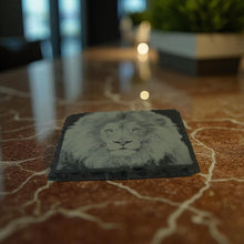 Load image into Gallery viewer, Coaster - Slate - Lion - SET OF 2