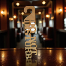 Load image into Gallery viewer, Door Hanger-CUSTOM Do Not Disturb 15x3 Hotel Motel Bedroom Office MAPLE WOOD