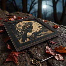 Load image into Gallery viewer, Framed Art - CUSTOM - Crow Raven - Picture