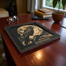 Load image into Gallery viewer, Framed Art - PERSONALIZED - CUSTOM - Crow Raven