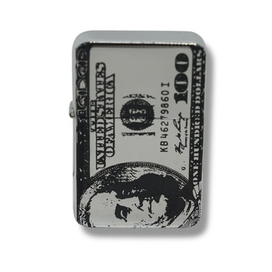 Lighter - 100 Dollar Bill High Polish Chrome