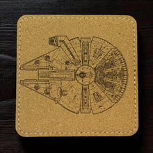 Load image into Gallery viewer, Coaster - Mfalcon - SET OF 2 - Leather or Stitched Cork