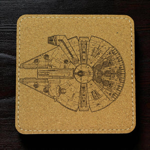 Coaster - Mfalcon - SET OF 2 - Leather or Stitched Cork