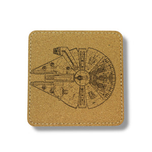 Coaster - Mfalcon - SET OF 2 - Leather or Stitched Cork