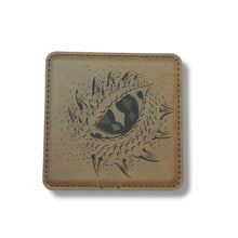 Load image into Gallery viewer, Coaster - Dragons Eye - SET OF 2 - Leather or Stitched Cork