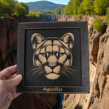Load image into Gallery viewer, Framed Art - PERSONALIZED - CUSTOM - Mountain Lion