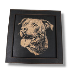 Load image into Gallery viewer, Framed Art - CUSTOM - Pit Bull SET of 3 Pictures