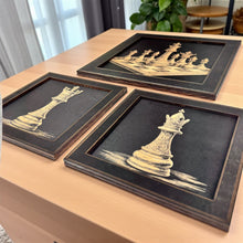 Load image into Gallery viewer, Framed Art - CUSTOM - Chess SET of 3 Pictures