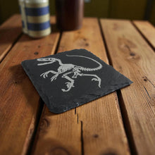 Load image into Gallery viewer, Coaster - Slate - Dinosaur Fossil - SET OF 2