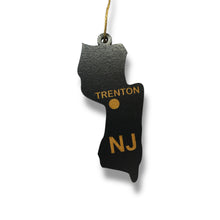 Load image into Gallery viewer, Ornament - CUSTOM - New Jersey State with Cities