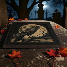 Load image into Gallery viewer, Framed Art - CUSTOM - Crow Raven - Picture