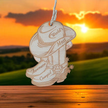 Load image into Gallery viewer, Worlds most Awesome Cowgirl - Ornament