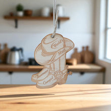 Load image into Gallery viewer, Worlds most Awesome Cowgirl - Ornament