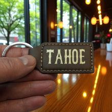 Load image into Gallery viewer, Keychain - Rectangle - Tahoe - Leather