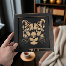 Load image into Gallery viewer, Framed Art - PERSONALIZED - CUSTOM - Mountain Lion