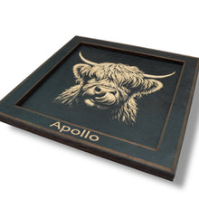 Load image into Gallery viewer, Framed Art - PERSONALIZED - CUSTOM - Highland Cow