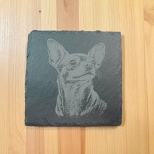 Load image into Gallery viewer, Coaster - Slate - Chihuahua - SET OF 2 - Dog