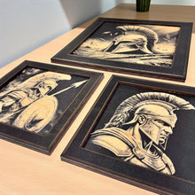 Load image into Gallery viewer, Framed Art - CUSTOM - Spartan SET of 3 Pictures