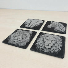 Load image into Gallery viewer, Coaster - Slate - Fancy Animals - SET OF 4