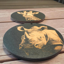 Load image into Gallery viewer, Ornament - Black - Safari SET of 4