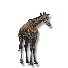 Load image into Gallery viewer, Signs - Black - Safari Animals - SET of 4 LARGE - Double stick tape included