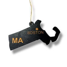 Load image into Gallery viewer, Ornament - CUSTOM - Massachusetts State with Cities