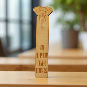 Bookmark - An Elephant Never Forgets