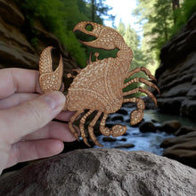Load image into Gallery viewer, Ornament - Crab - Raw Wood