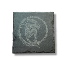 Load image into Gallery viewer, Coaster - Slate - Alien Fossil - SET OF 2