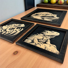 Load image into Gallery viewer, Framed Art - CUSTOM - Reptiles SET of 3 Pictures